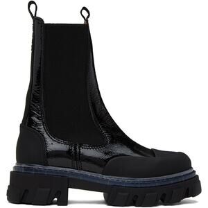 【送料&関税込】Ganni Western Wide Slouchy Flat Tubular Boot GANNI // Western Wide Slouchy Flat Tubular Boot / Black